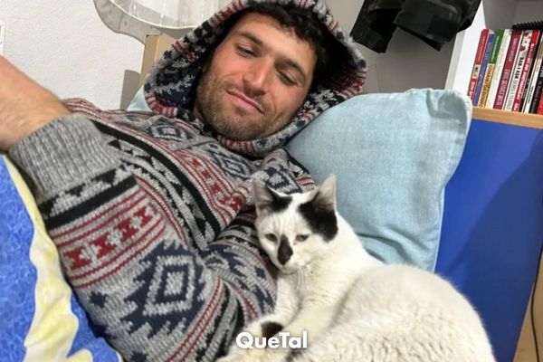 Enkaz: La historia del gatito rescatado en Turquía que no quiere dejar a su salvador